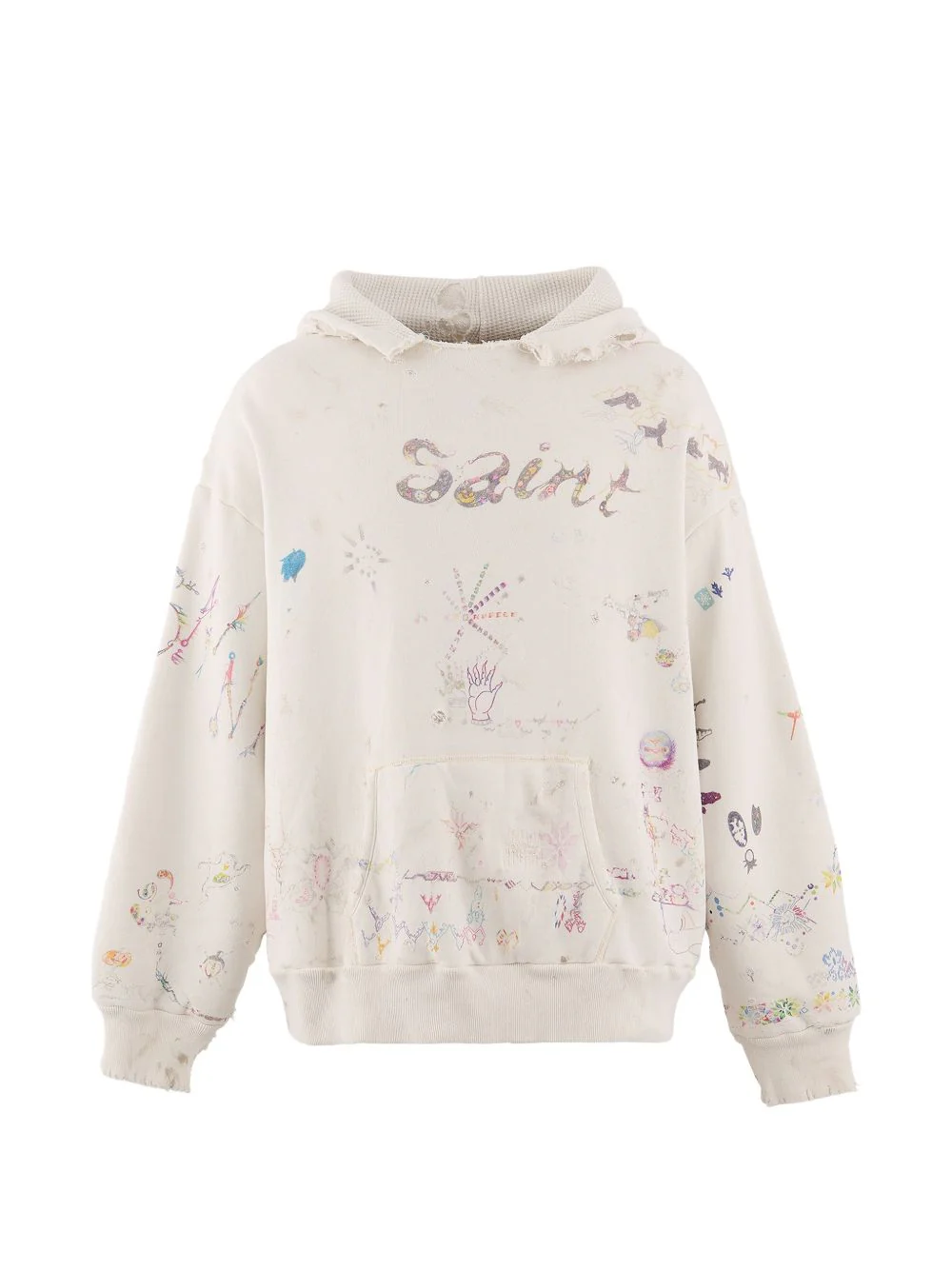 Graphic-Print Hoodie