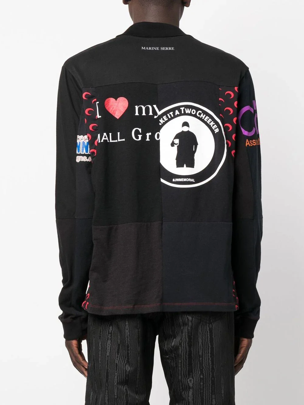 Graphic-Print Long-Sleeve Polo Shirt - Image 3