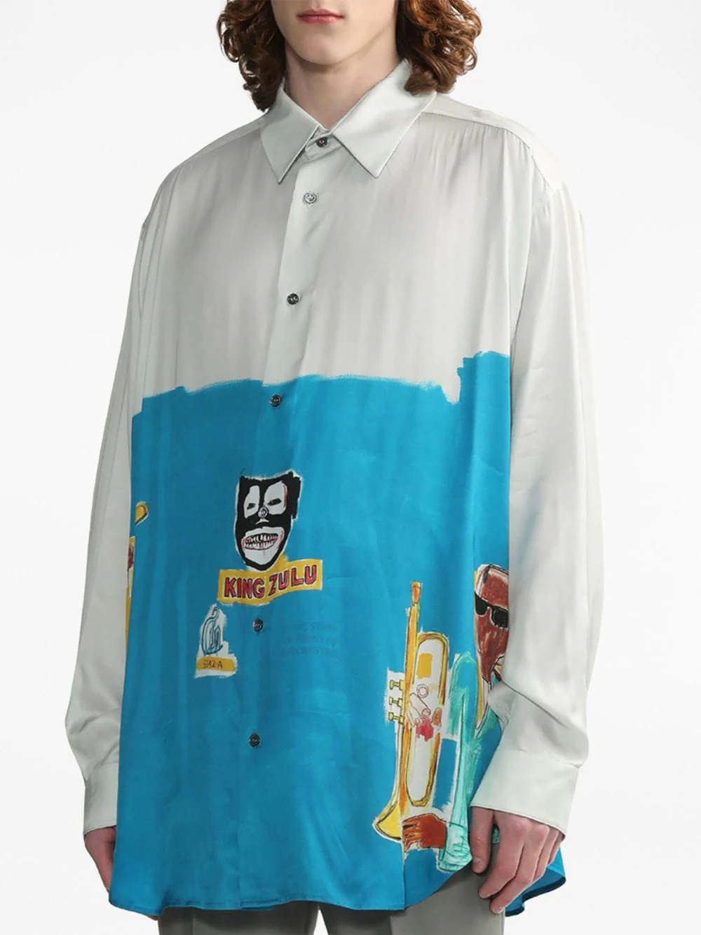 Graphic-Print Long-Sleeve Shirt - Image 3