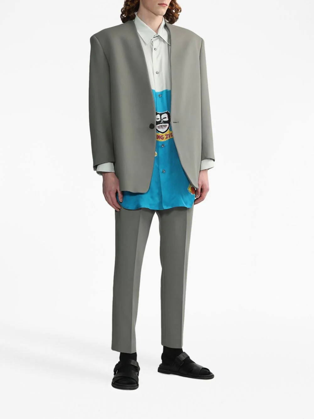 Graphic-Print Long-Sleeve Shirt - Image 4