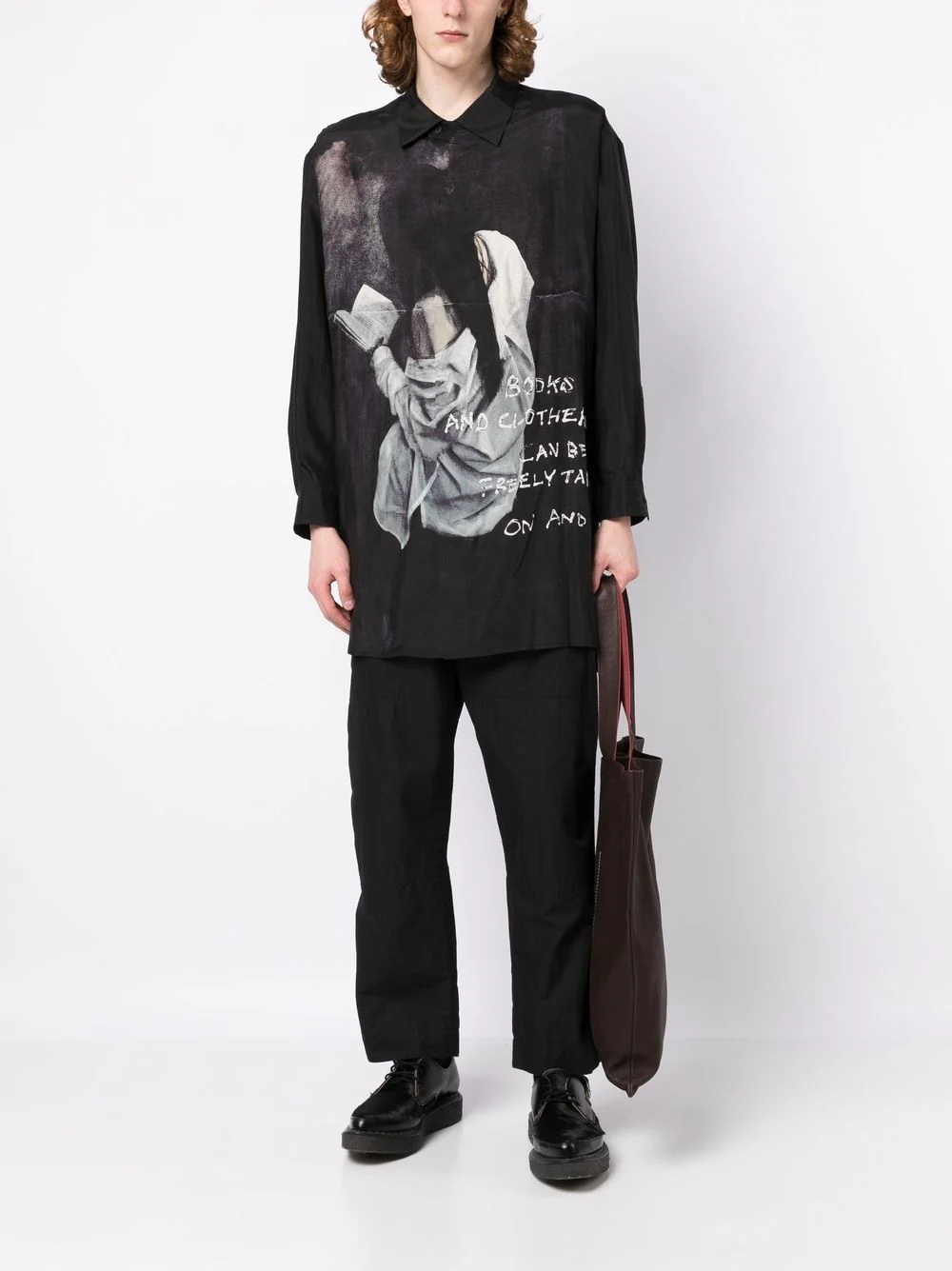 Graphic-Print Long-Sleeve Shirt - Image 3