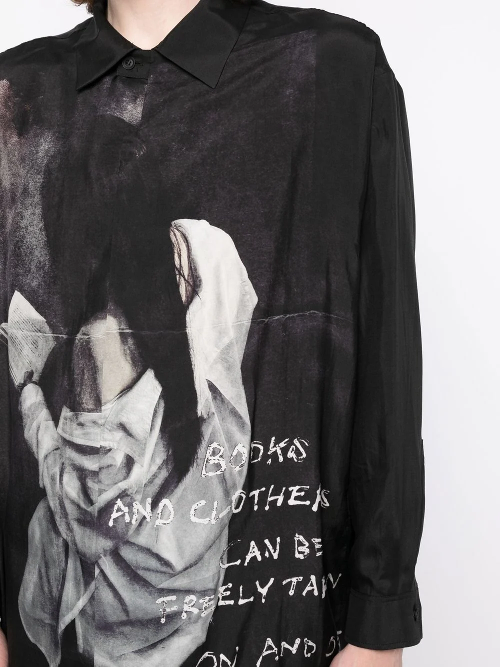 Graphic-Print Long-Sleeve Shirt - Image 4