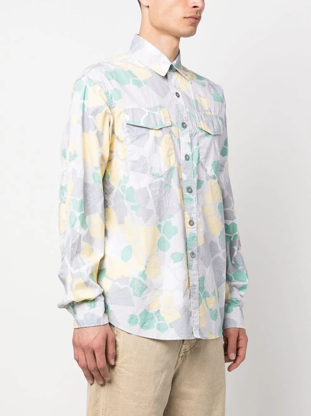 Graphic-Print Long-Sleeved Shirt - Image 2