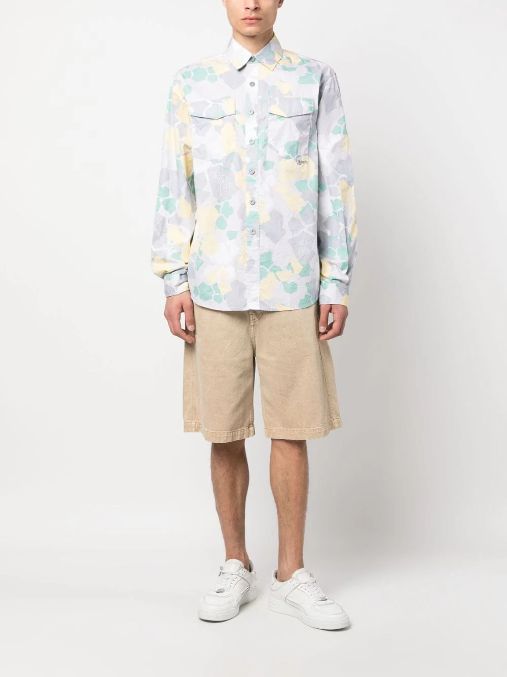 Graphic-Print Long-Sleeved Shirt - Image 5
