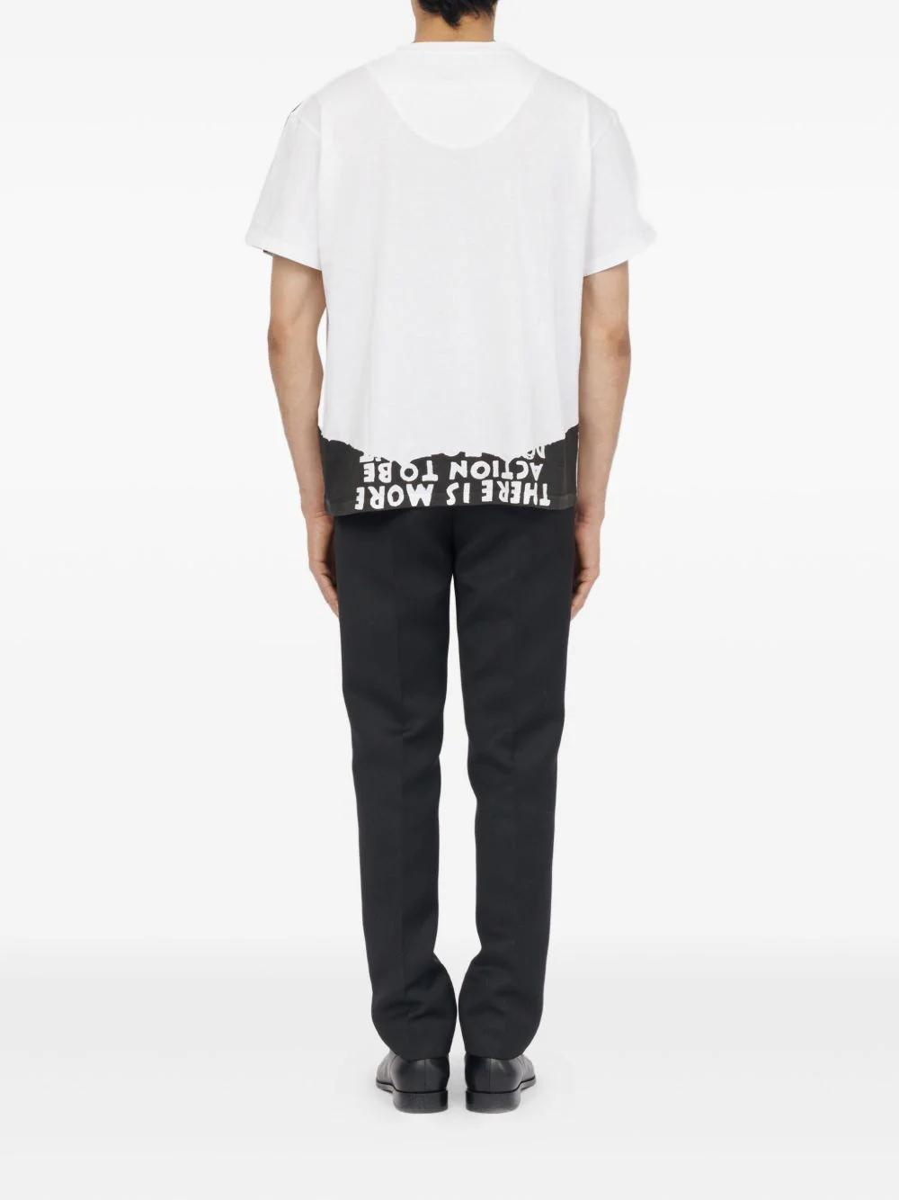 Graphic-Print Panelled T-Shirt - Image 5