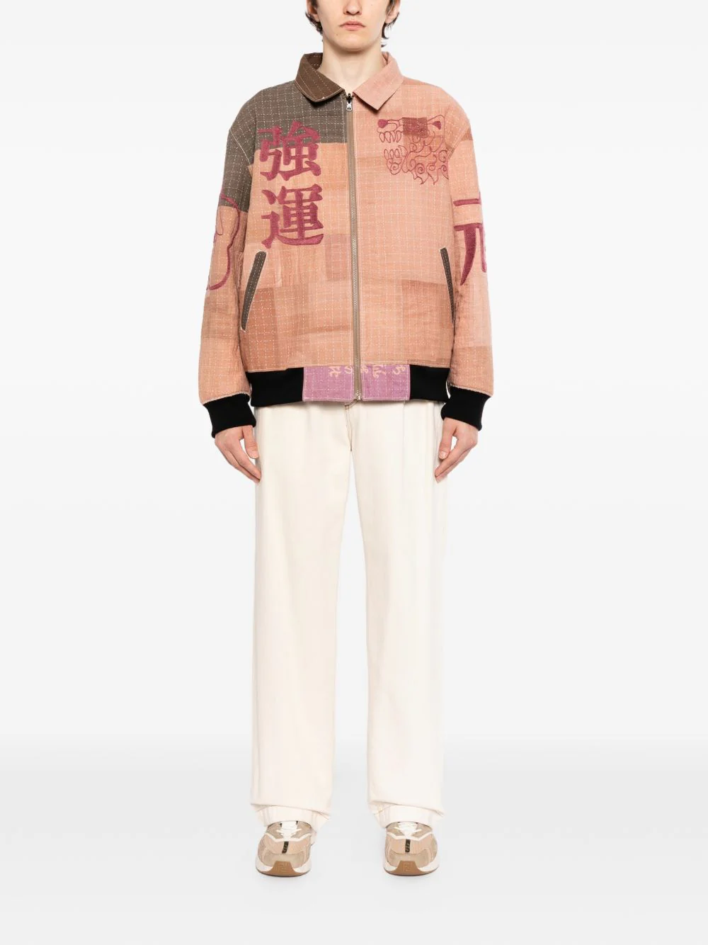 Graphic-Print Reversible Jacket - Image 3