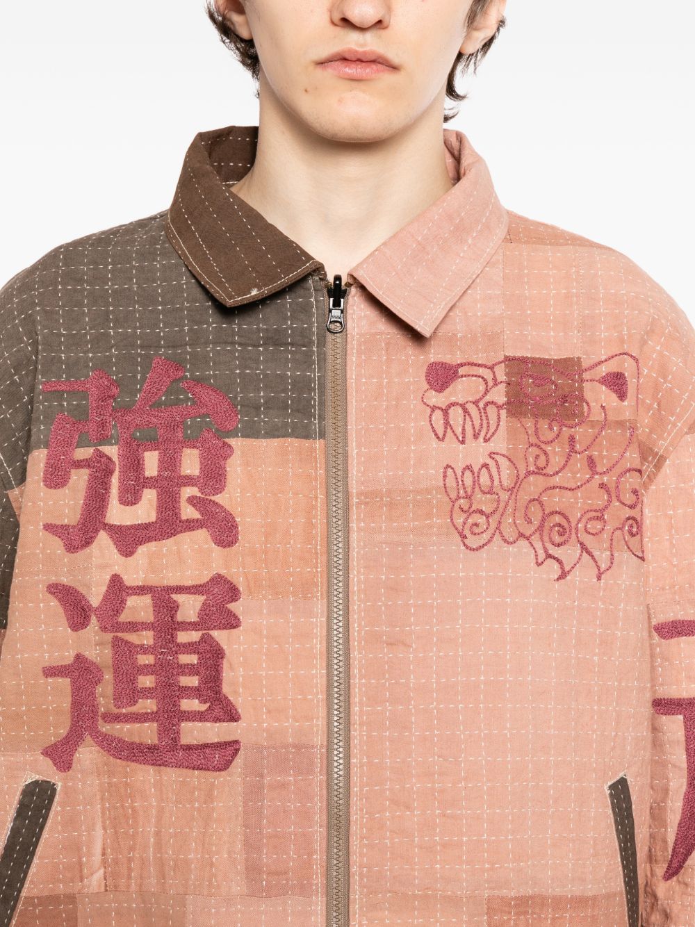 Graphic-Print Reversible Jacket - Image 4