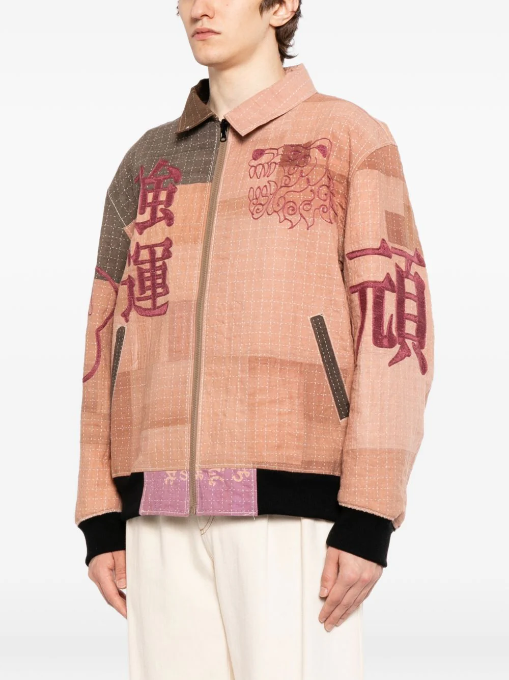 Graphic-Print Reversible Jacket - Image 5
