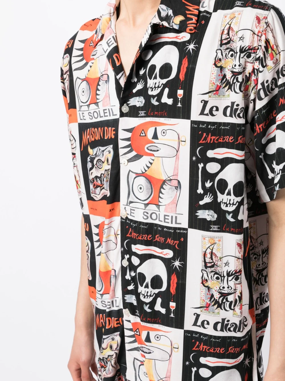 Graphic-Print Short-Sleeve Shirt - Image 5