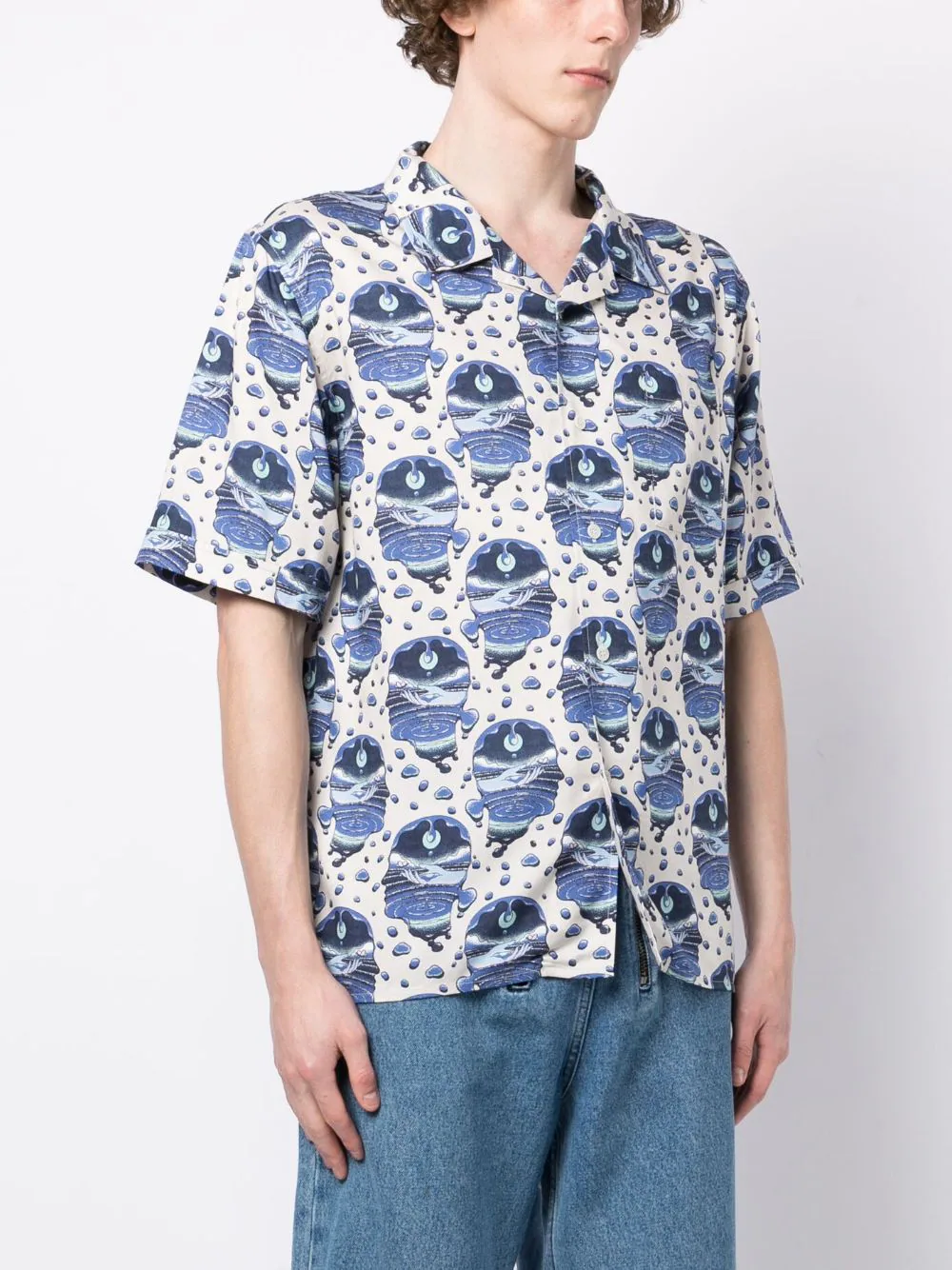 Graphic-Print Short-Sleeve Shirt - Image 3