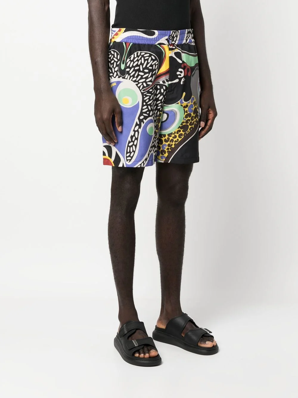 Graphic Print Shorts - Image 3