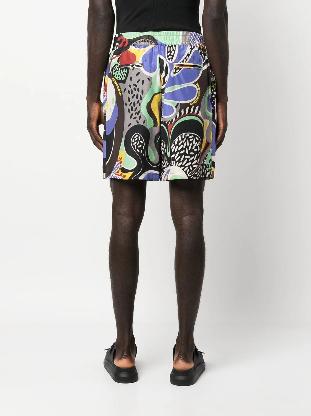 Graphic Print Shorts - Image 4