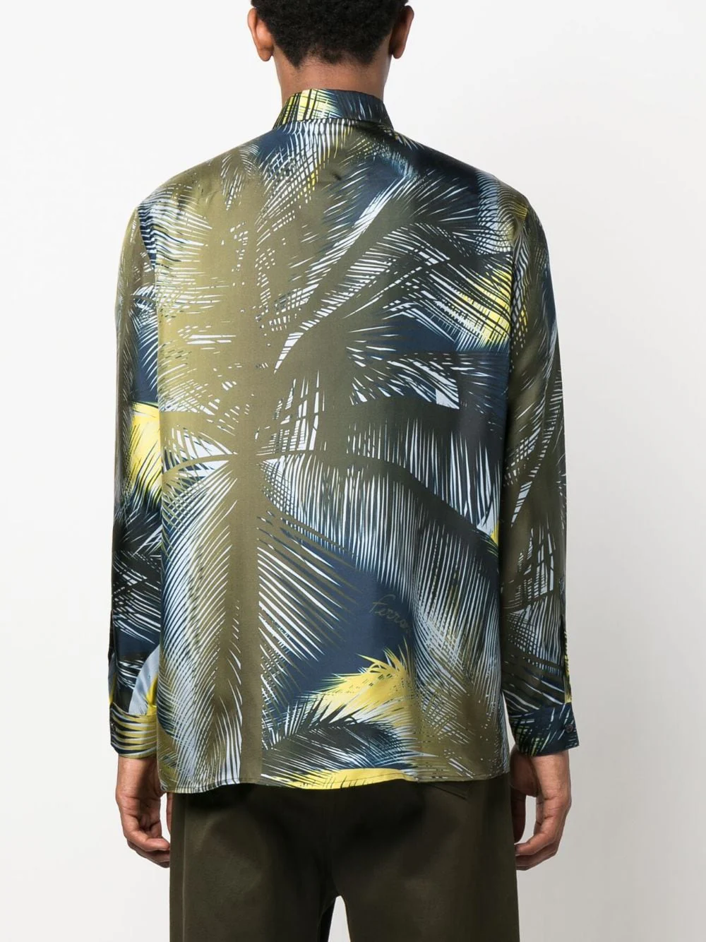 Graphic-Print Silk Shirt - Image 2