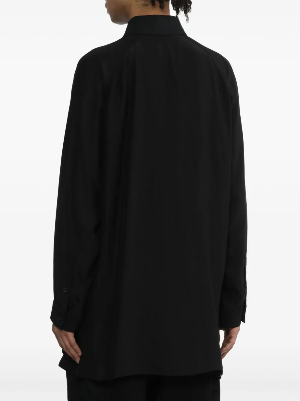 Graphic-Print Silk Shirt - Image 4