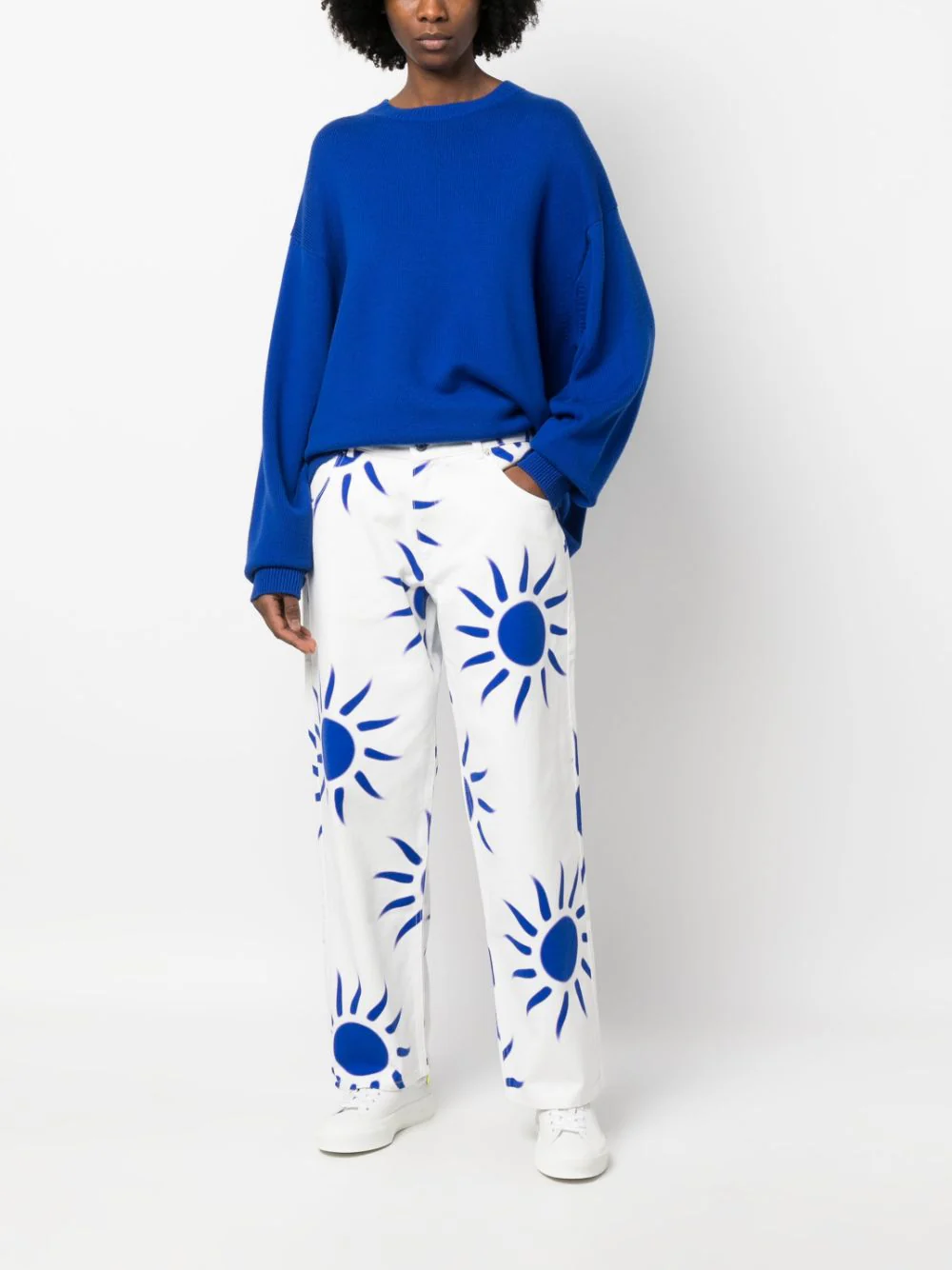 Graphic-Print Straight-Leg Jeans - Image 3