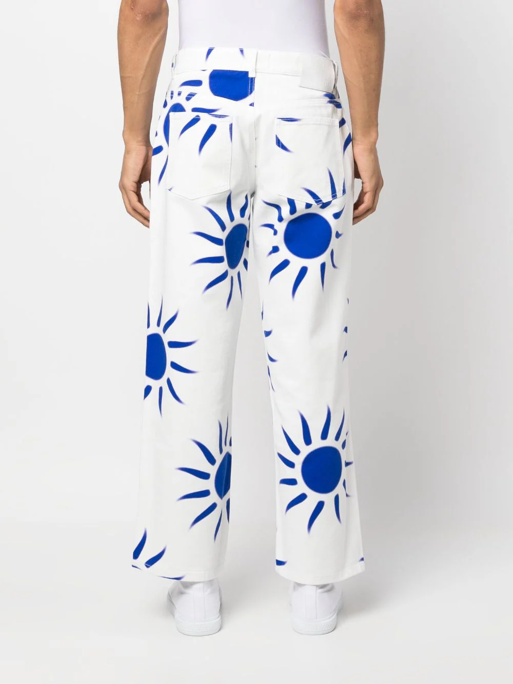 Graphic-Print Straight-Leg Jeans - Image 5