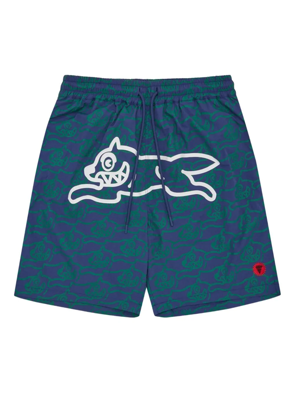 Graphic-Print Swim Shorts