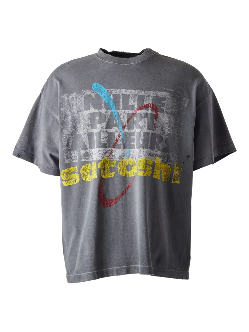 Graphic Raw-Cut T-Shirt