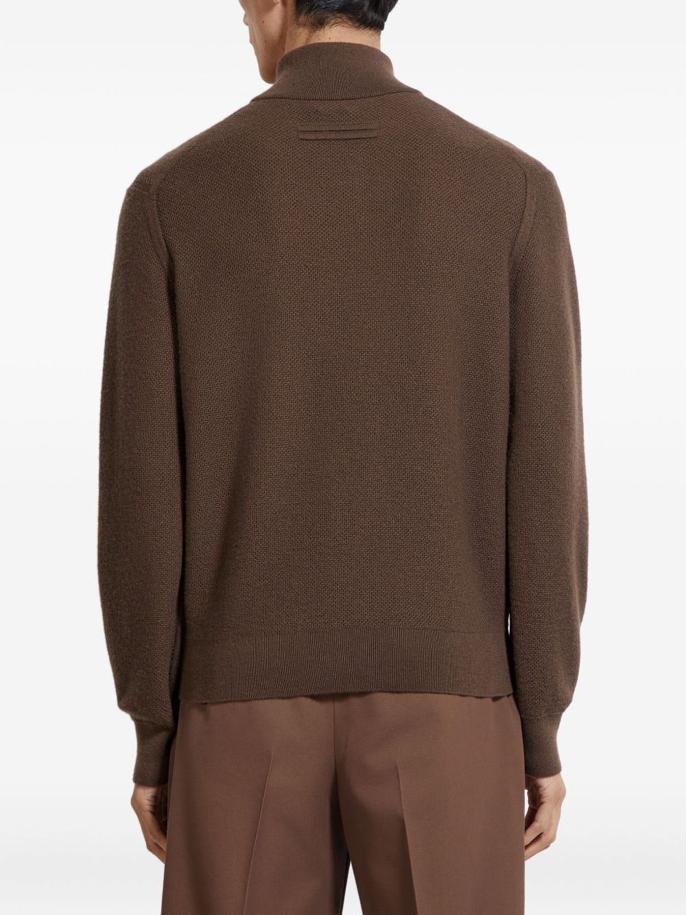 Half-Zip Cashmere Sweater - Image 2