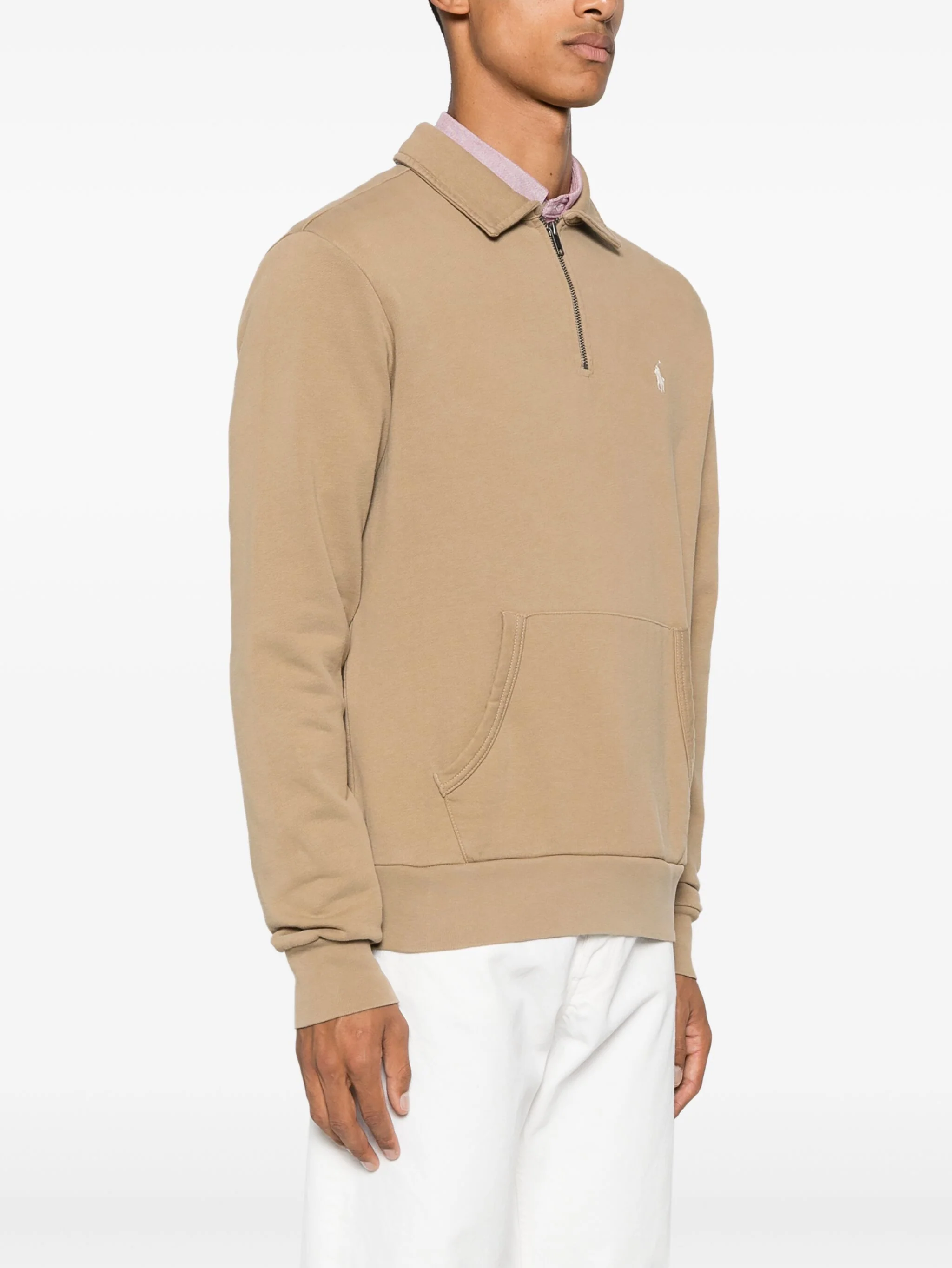 Half-Zip Jersey Sweatshirt - Image 3