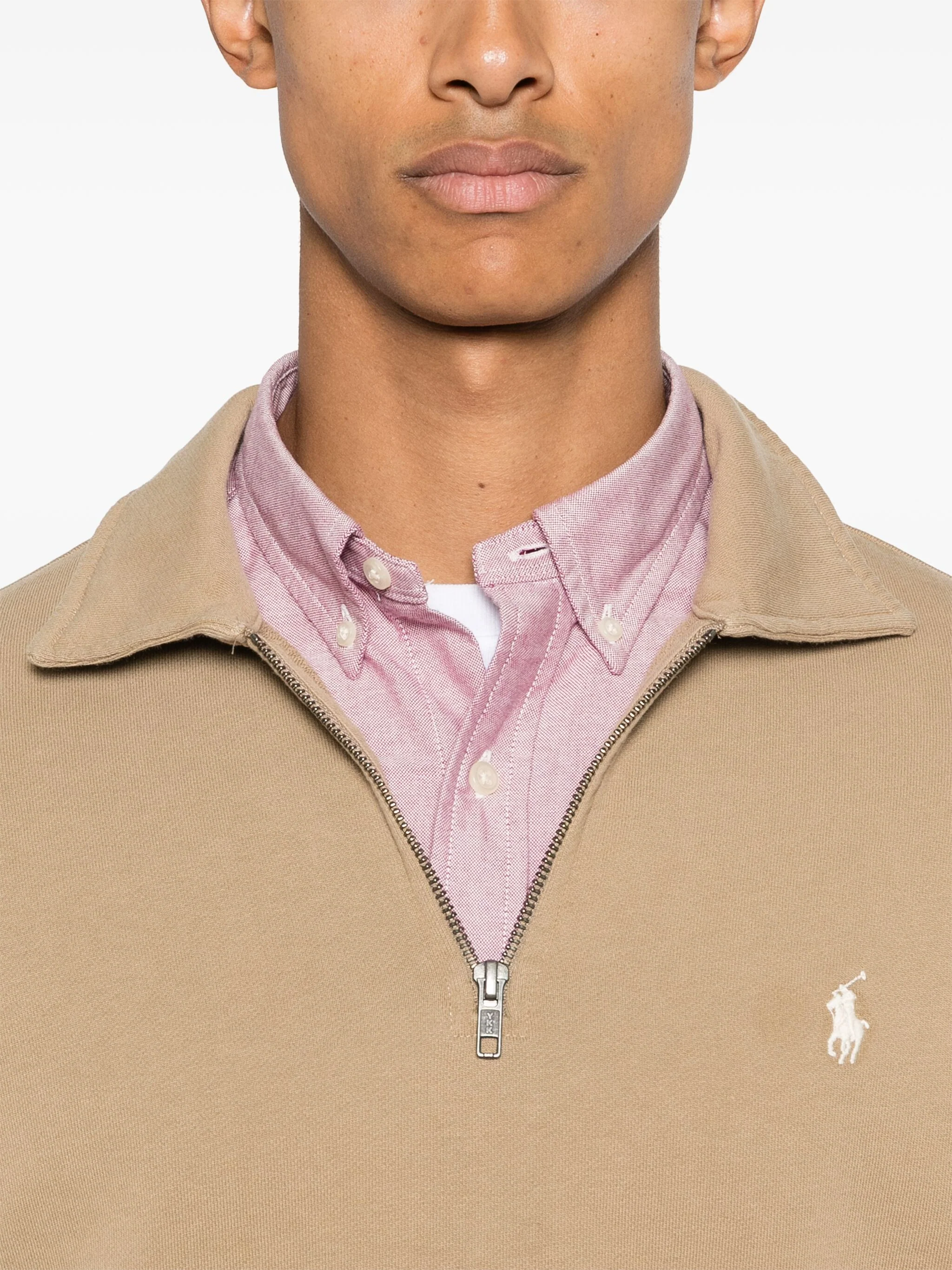 Half-Zip Jersey Sweatshirt - Image 5