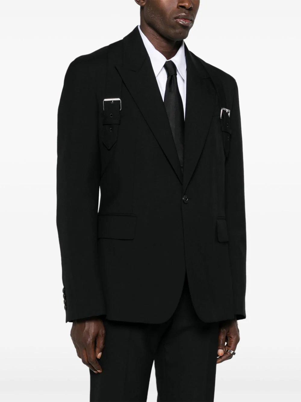 Harness Single-Breasted Blazer - Image 3