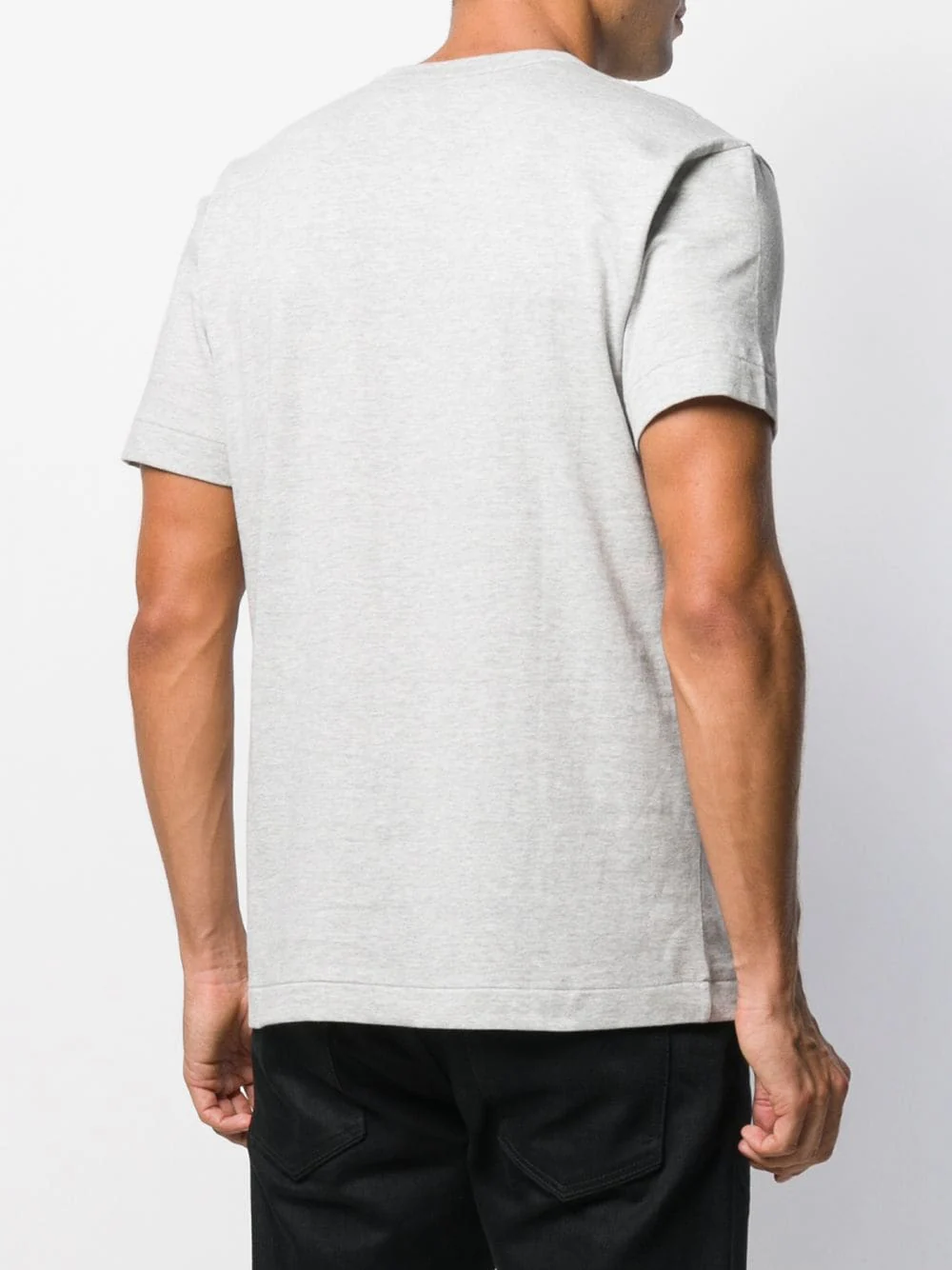 Heart Print Crew Neck T-Shirt - Image 4