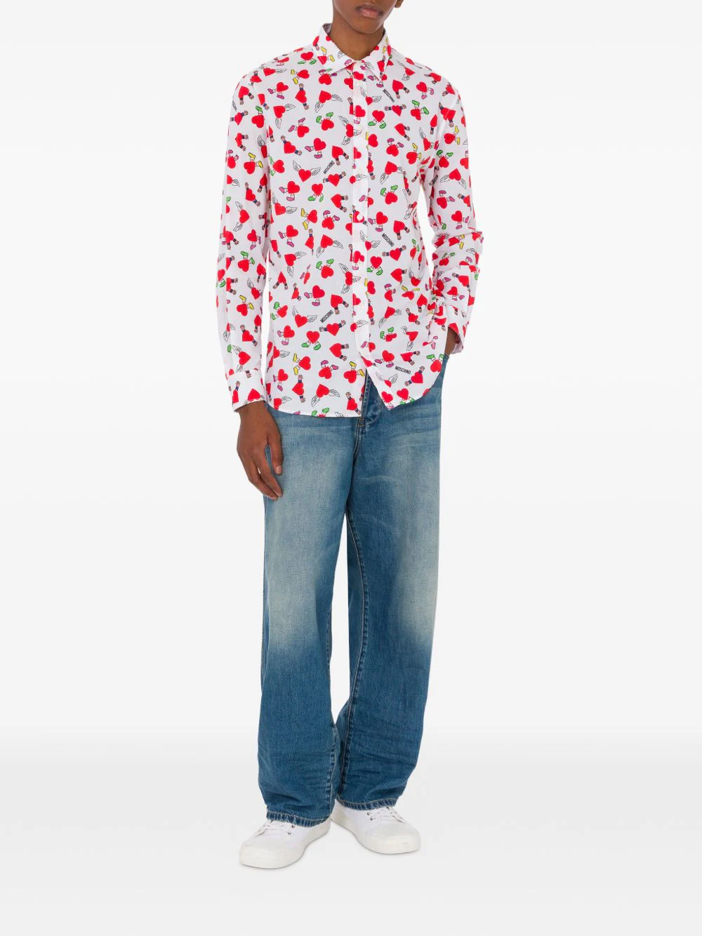 Heart-Print Shirt - Image 2