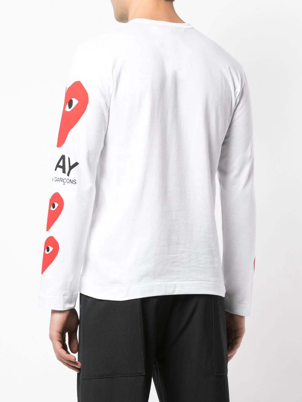 Heart Printed Sleeves T-Shirt - Image 4