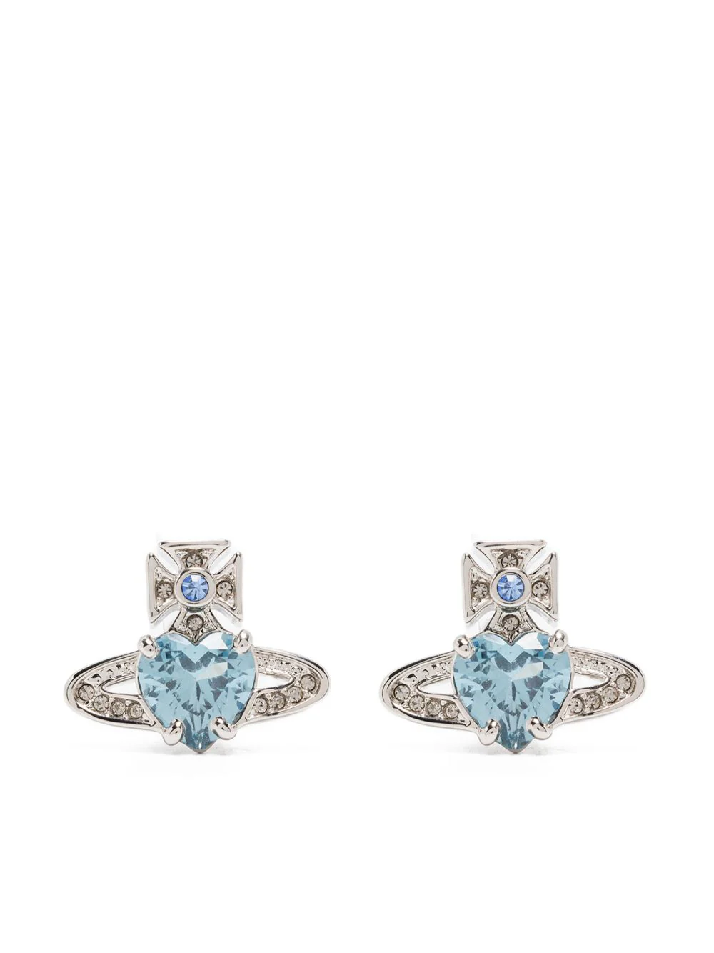 Heart-Shaped-Stone Earrings