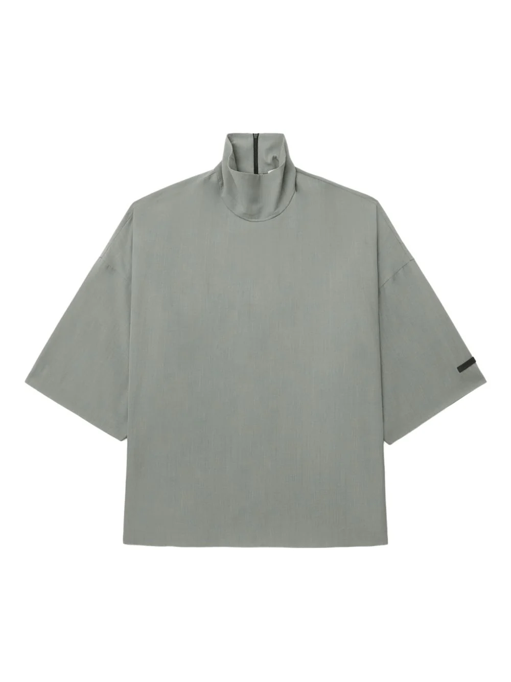High-Neck Short-Sleeve T-Shirt