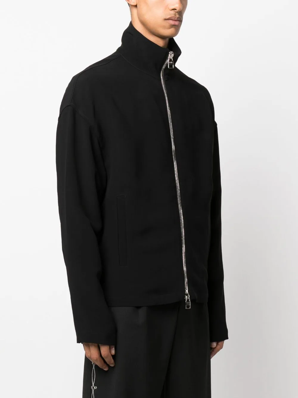 High-Neck Zipped Jacket - Image 3