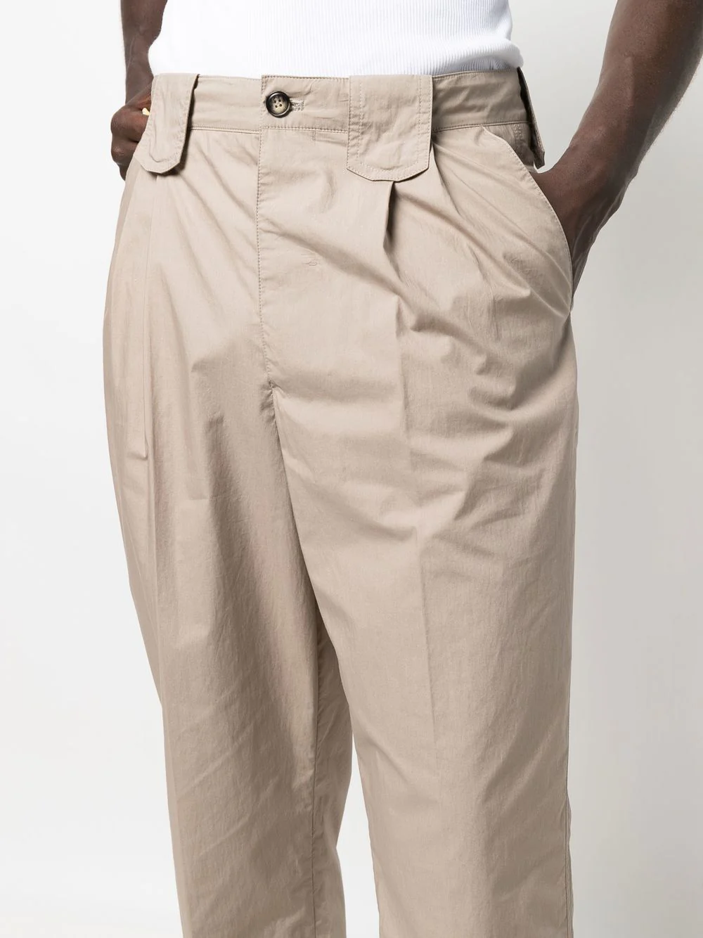 High-Rise Pleated Trousers - Image 2