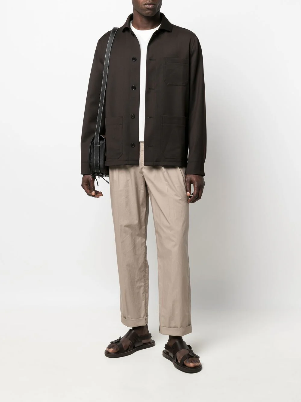High-Rise Pleated Trousers - Image 3