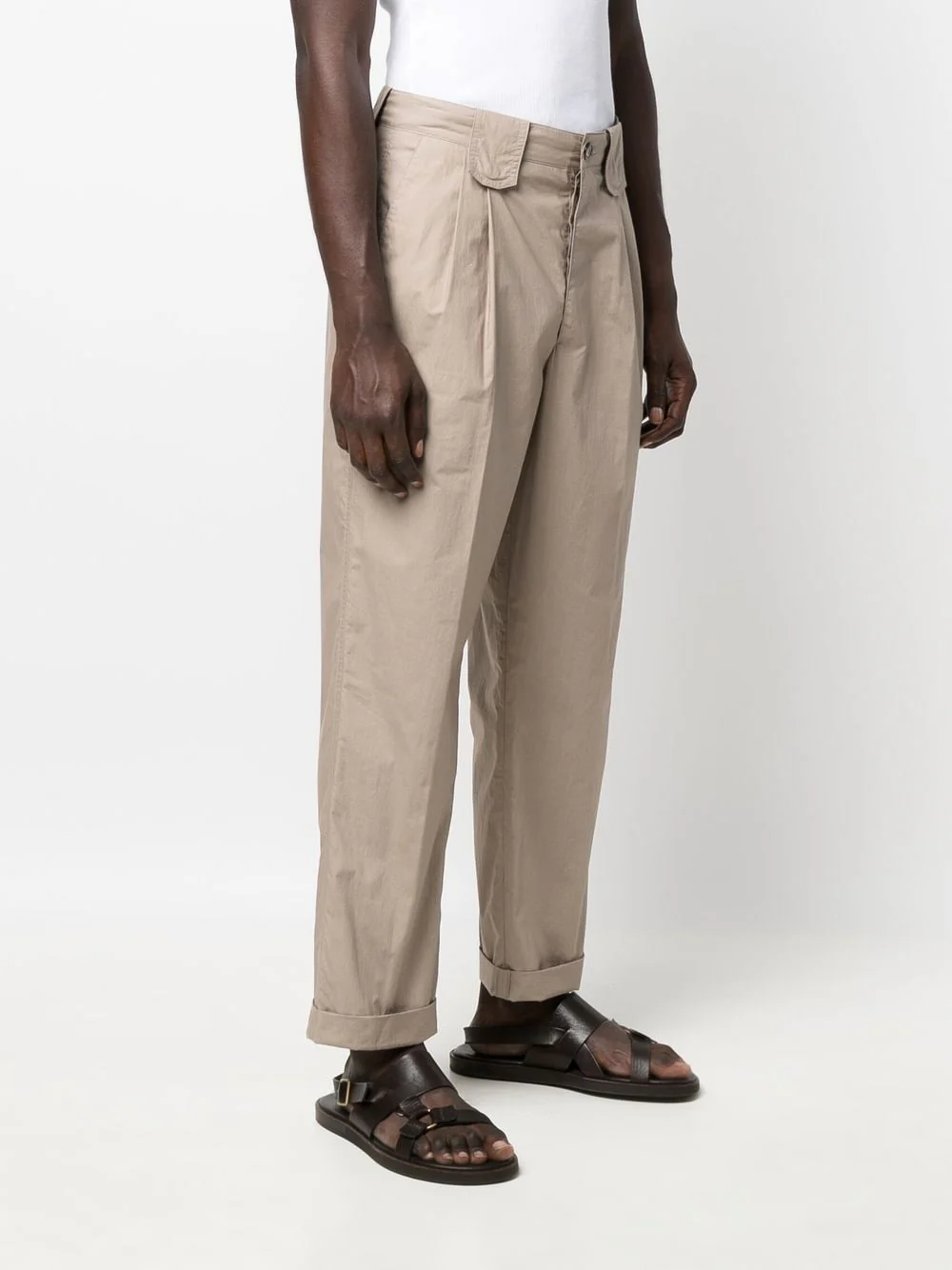 High-Rise Pleated Trousers - Image 4