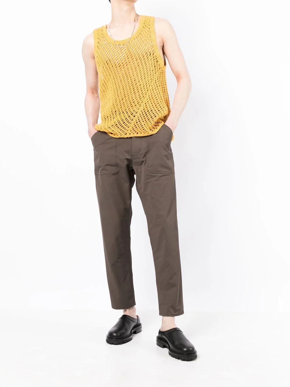 High-Rise Straight-Leg Trousers - Image 3