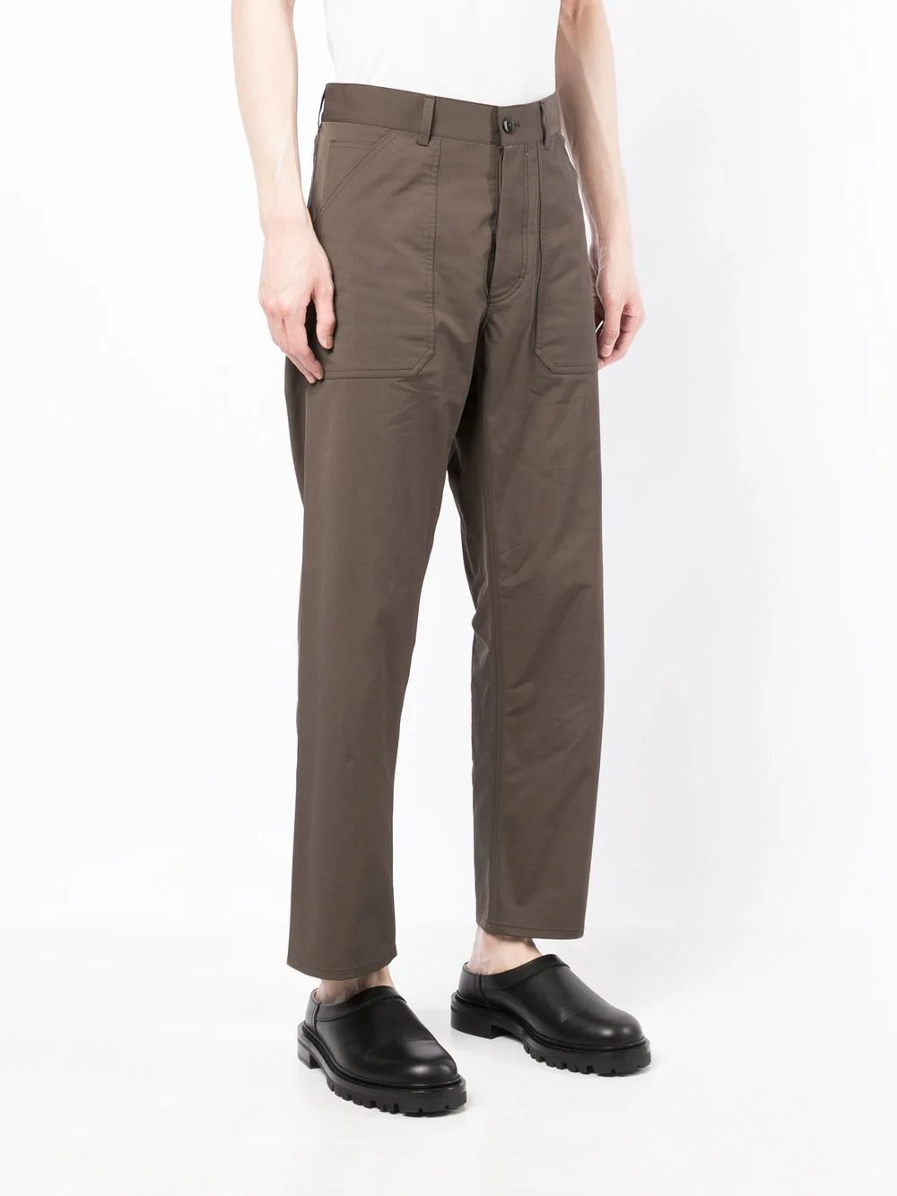 High-Rise Straight-Leg Trousers - Image 5