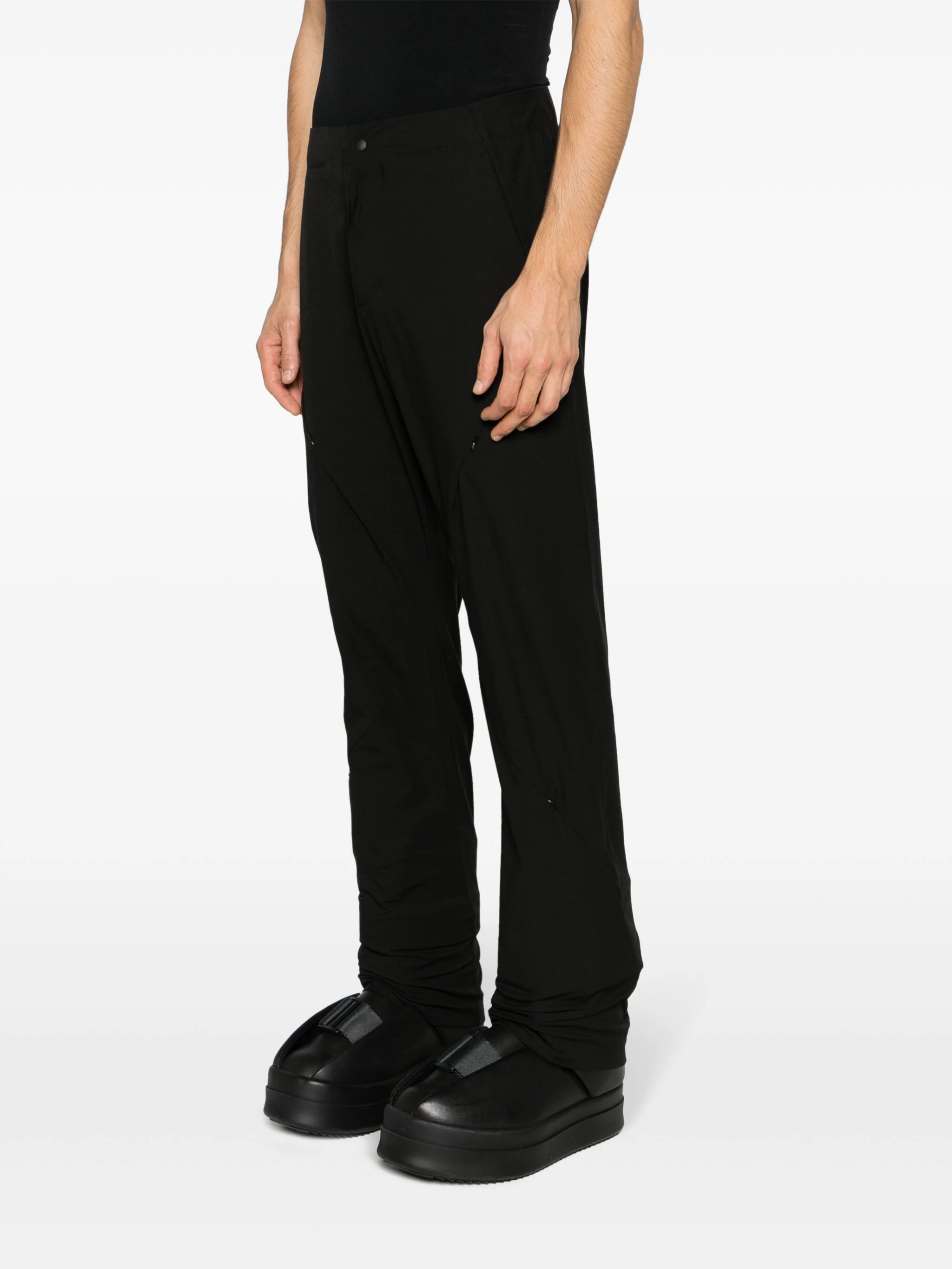 High-Waist Tapered-Leg Trousers - Image 3