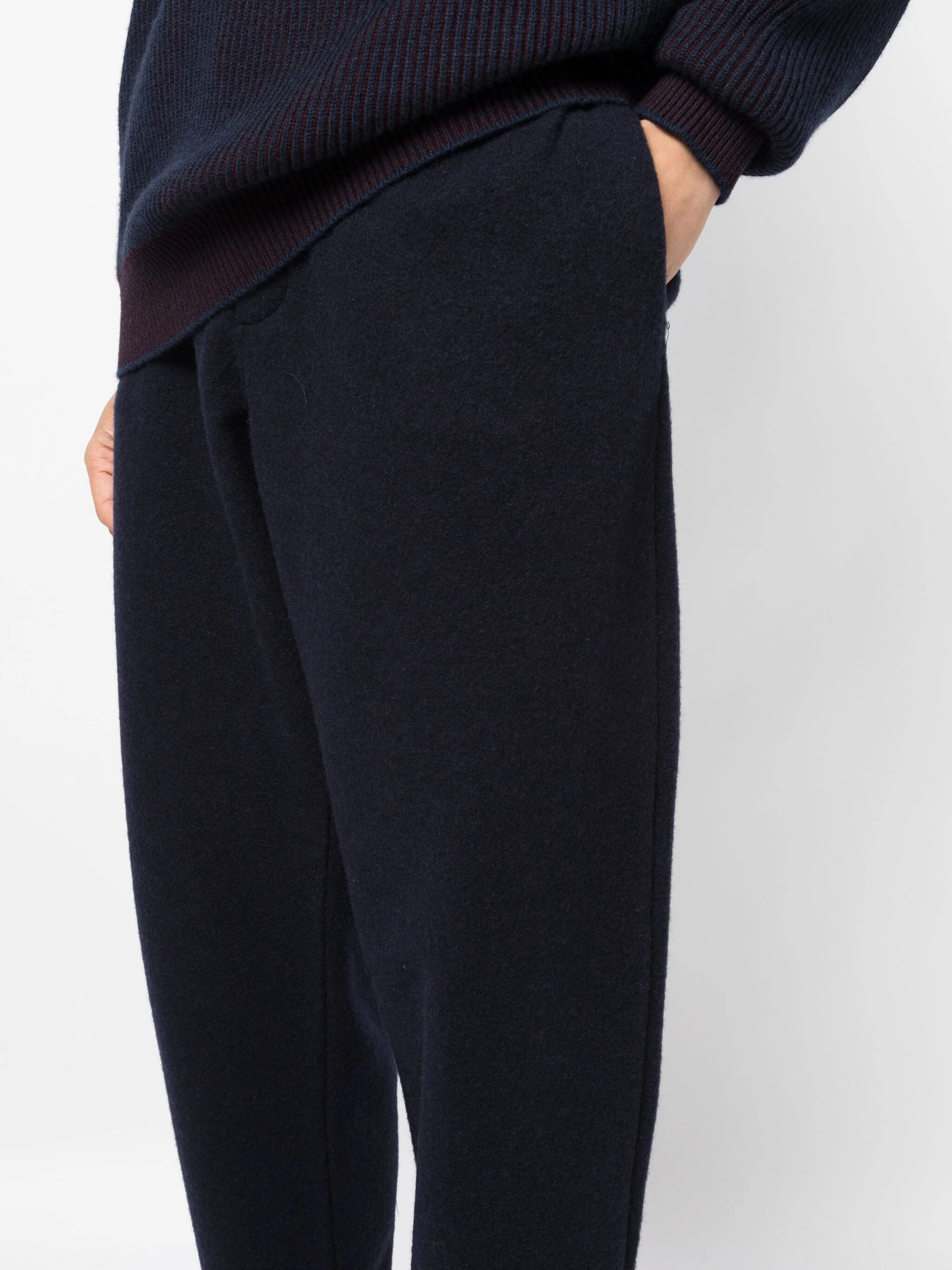 High-Waist Tapered-Leg Trousers - Image 5