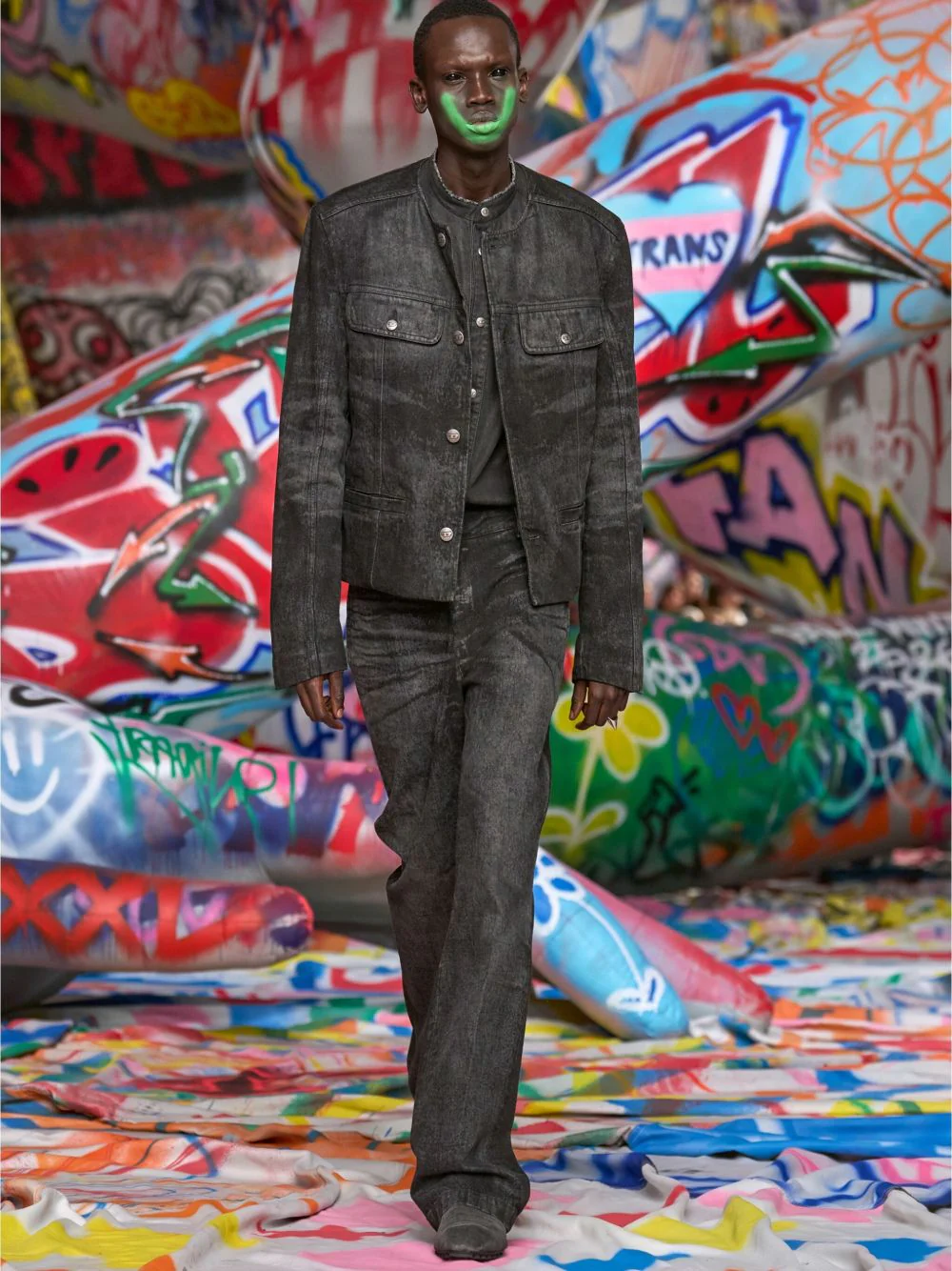 Honeycomb Denim Shirt - Image 5