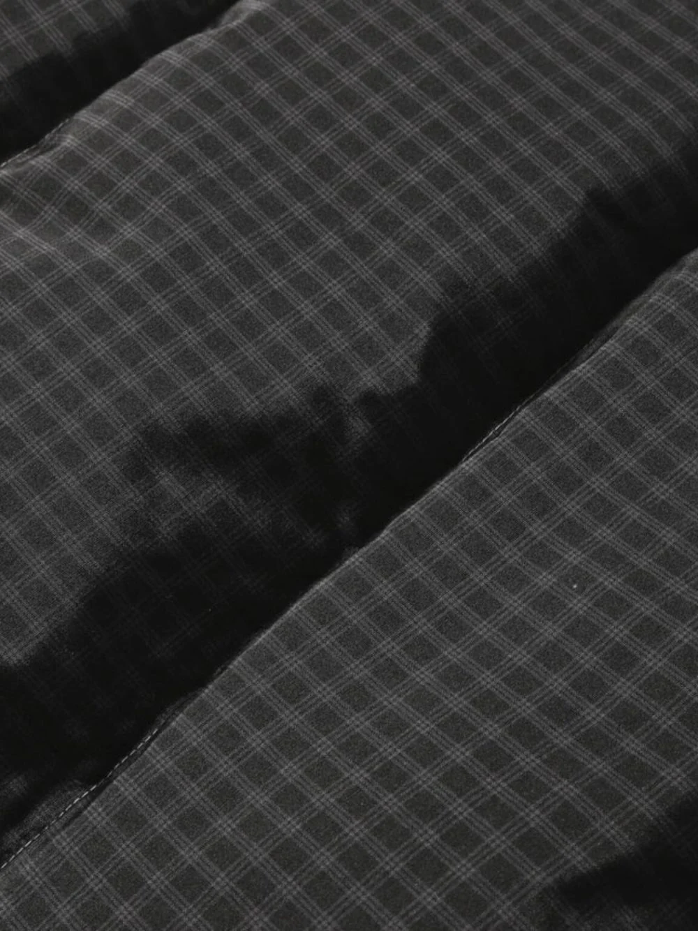 Hooded Checked Jacket - Image 2