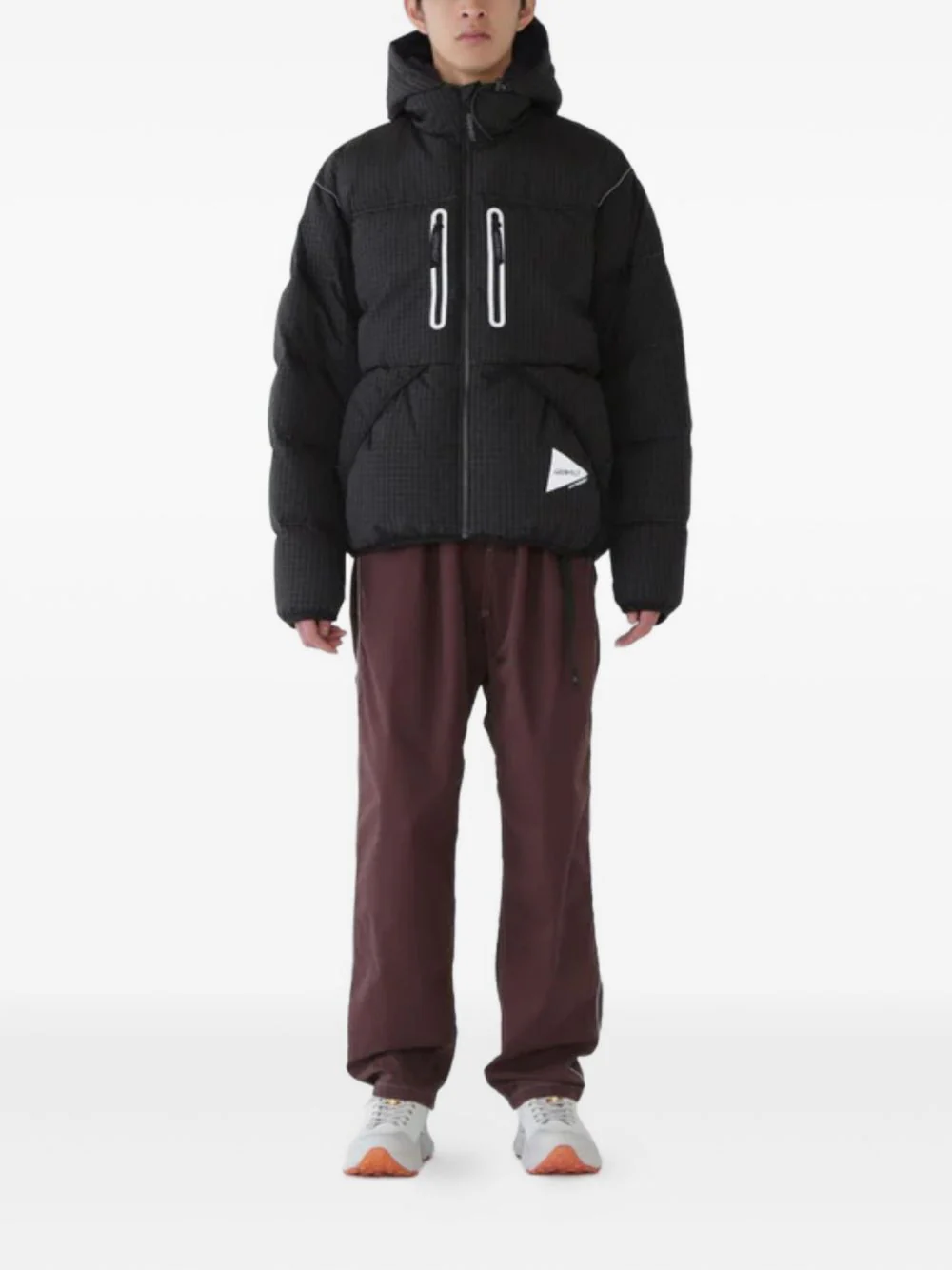Hooded Checked Jacket - Image 3