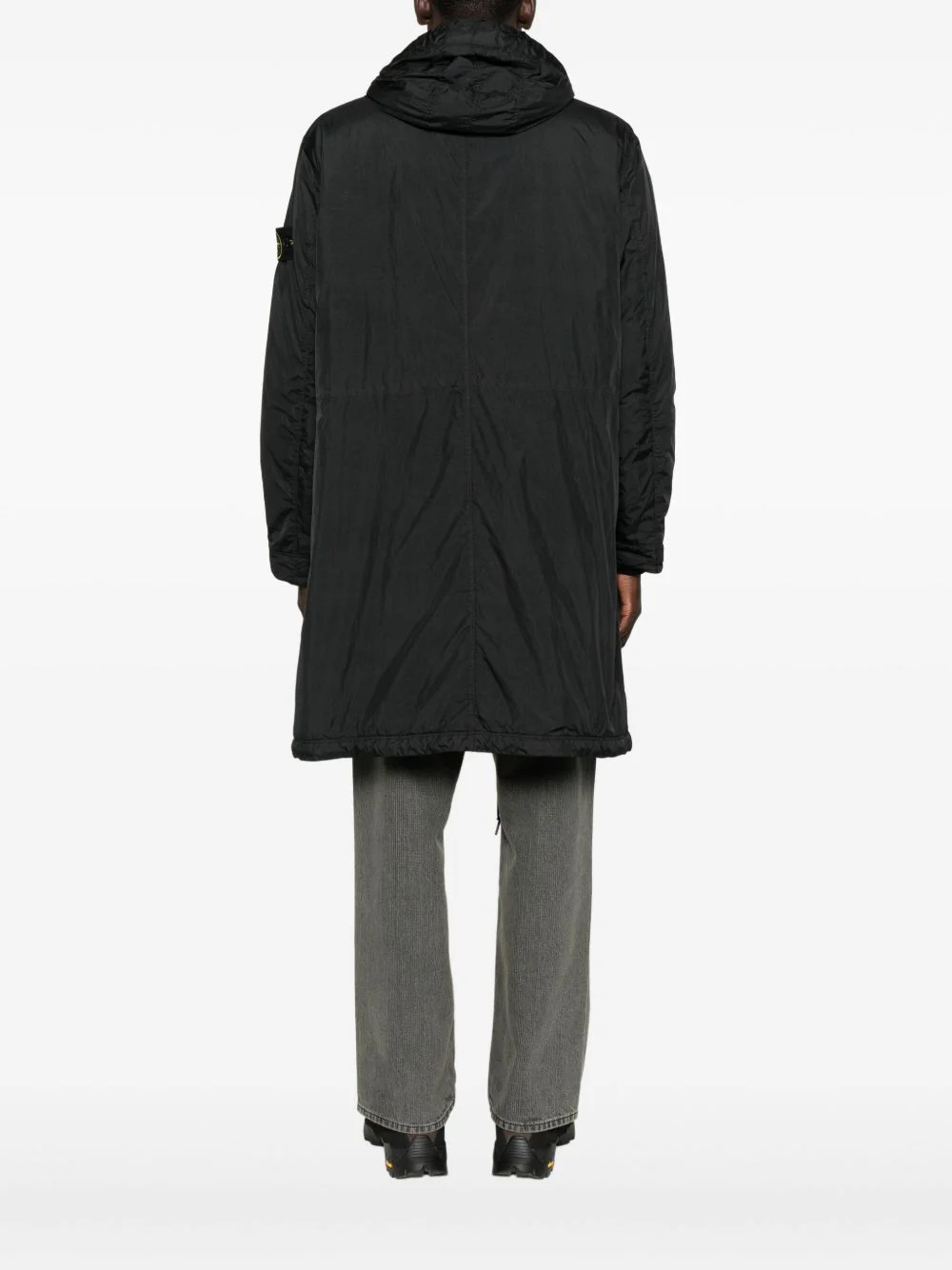 Hooded Drawstring Coat - Image 3