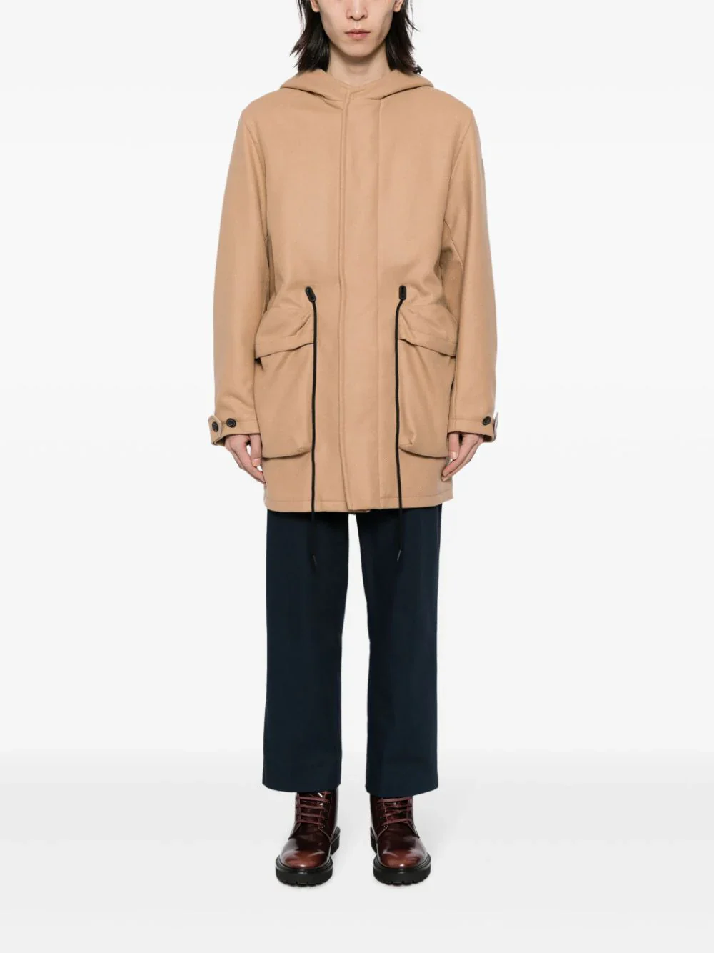 Hooded Wool-Blend Coat - Image 2