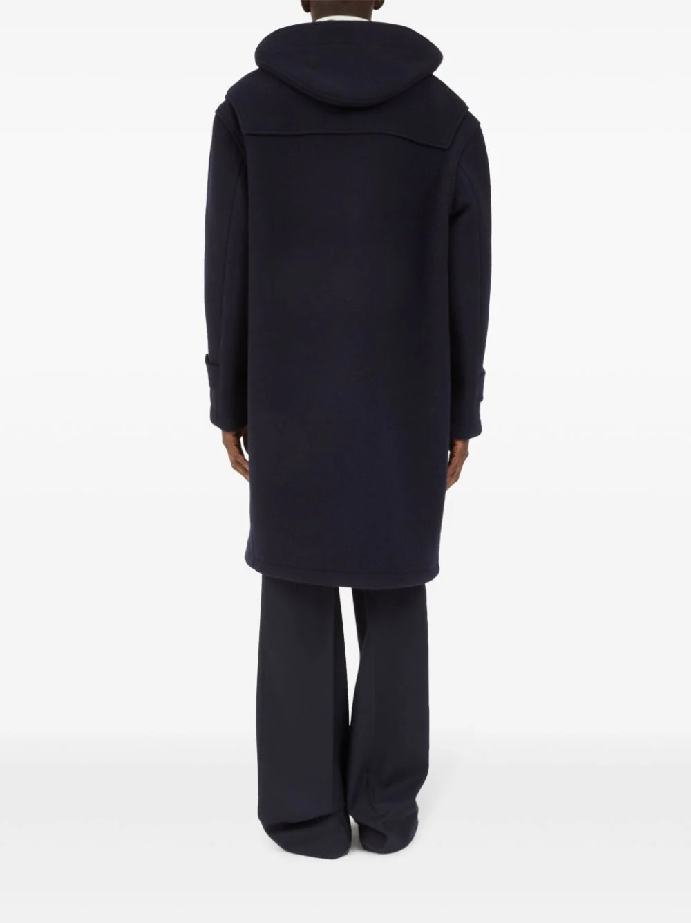 Hooded Wool Coat - Image 4