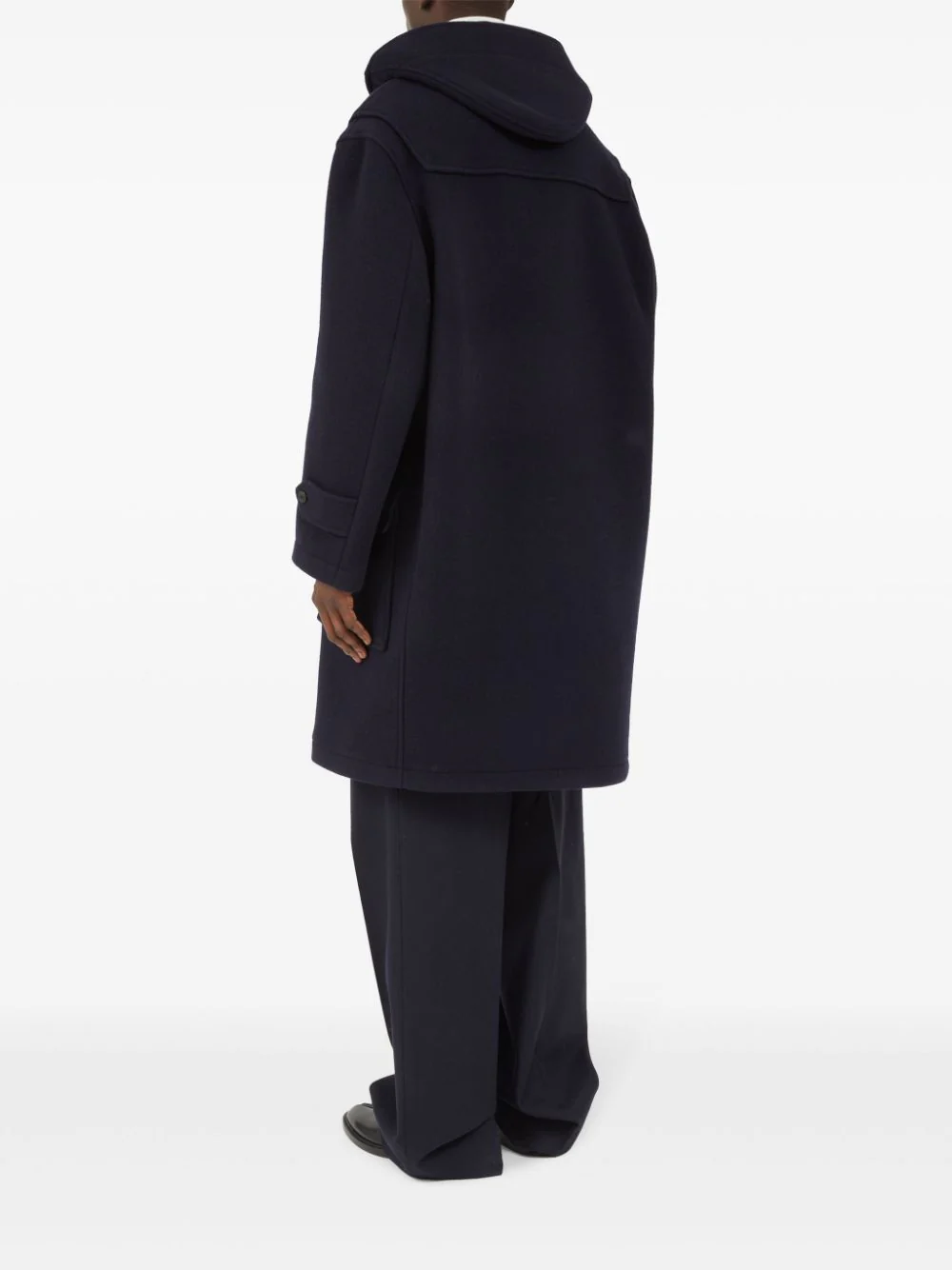 Hooded Wool Coat - Image 5