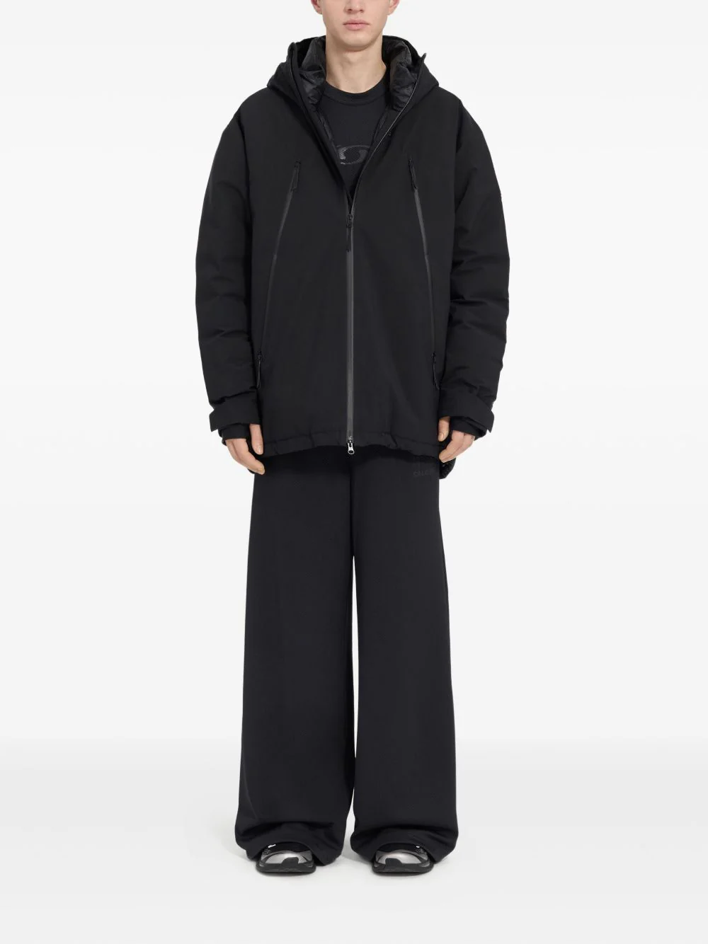 Hooded Zip-Front Jacket - Image 3
