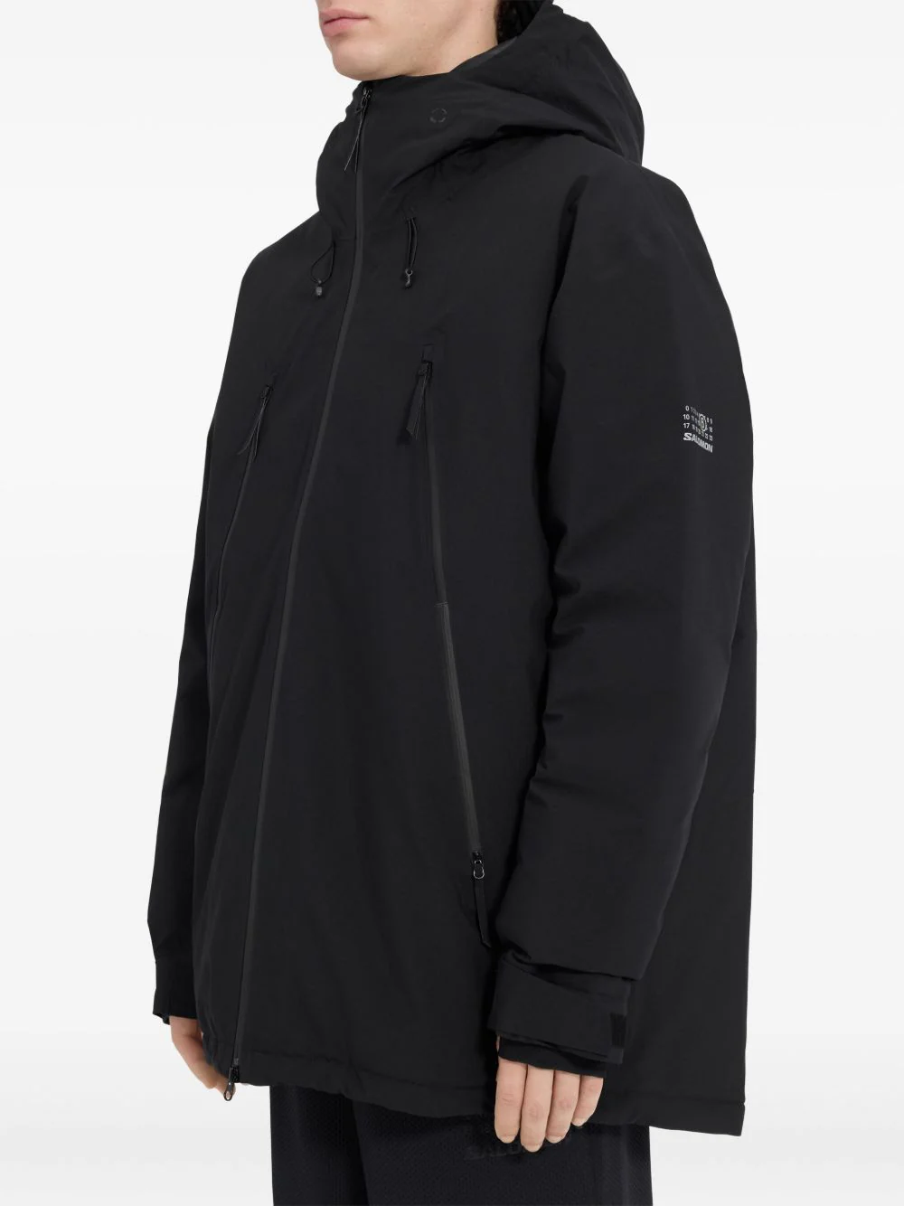 Hooded Zip-Front Jacket - Image 4