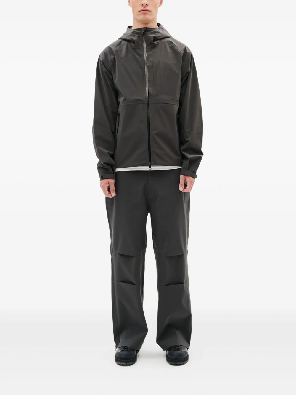 Hooded Zip-Front Jacket - Image 5