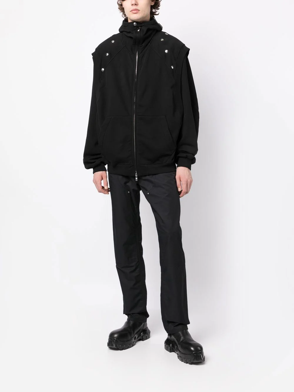 Hooded Zipped-Up Jacket - Image 4